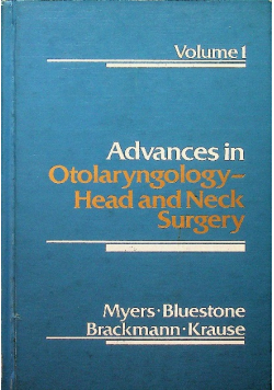 Advances in Otolaryngology Head and Neck Surgery