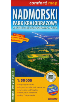 Nadmorski Park Krajobrazowy mapa turystyczna 1:50 000