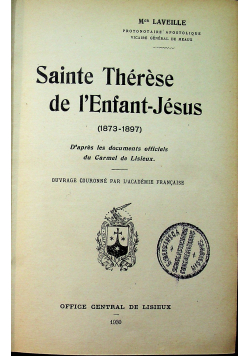 A L'Ecole de Sainte Therese de l Enfant Jesus 1930 r