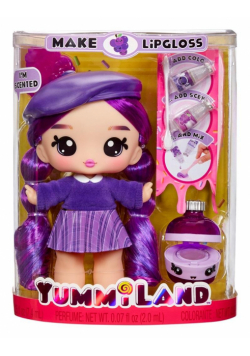 Yummiland Large Doll + Lipgloss Pet - Greta Grape