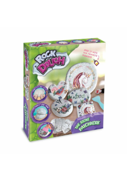 Zestaw kreatywny Strigo Rock Dough kamienne ozdobne magnesy Unicorn