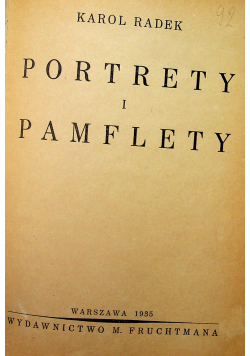 Pamflety Tom VI 1930 r.