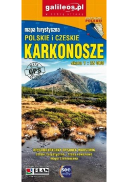 Mapa turystyczna - Karkonosze w.pol-cz 1:25 000