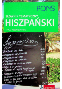 Słownik tematyczny hiszpański