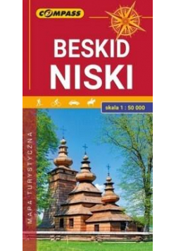 Mapa turystyczna - Beskid Niski 1:50 000
