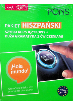 Pakiet Hiszpański 2w1 Szybki kurs językowy plus duża gramatyka z ćwiczeniami