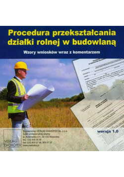 Procedura przekształcania działki rolnej w budowlaną, CD-ROM