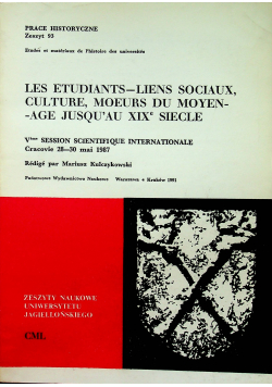 Les etudiants liens sociaux culture moeurs du moyen age