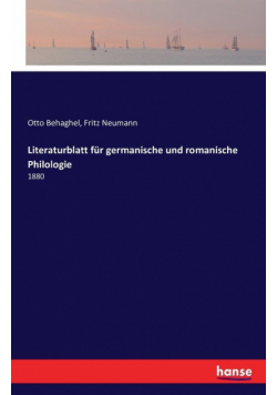Literaturblatt für germanische und romanische Philologie