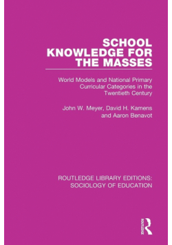 School Knowledge for the Masses