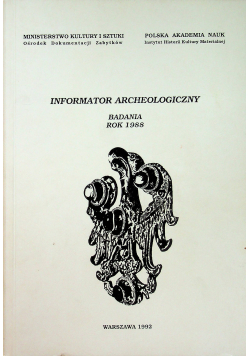 Informator Archeologiczny badania rok 1988