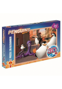 Puzzle 3D maxi - Pingwiny z Madagaskaru 20