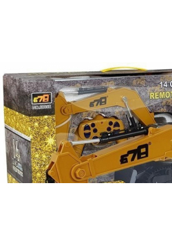 Koparka RC 2.4G ze światłem żółta