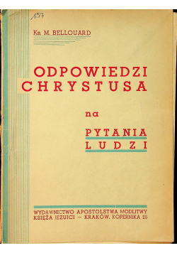 Odpowiedzi Chrystusa na pytanie ludzi  1948 r