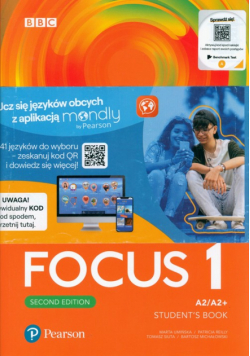 Focus Second Edition 1Podręcznik + ćwiczenia + kod Mondly