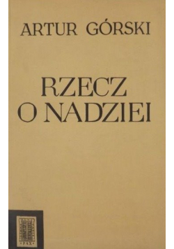 Rzecz o nadziei