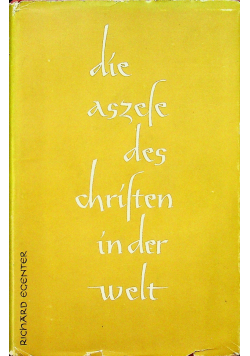 Die aszese des Christen in der welt