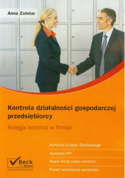 Kontrola działalności gospodarczej przedsiębiorcy