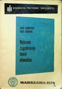 Wybrane zagadnienia teorii obwodów
