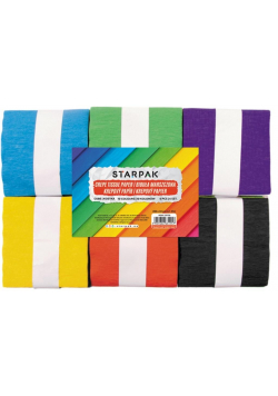 Bibuła marszczona kostka mix kolorów (6sz)