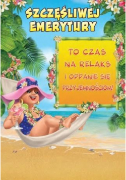 Kartka okolicznościowa Emerytura
