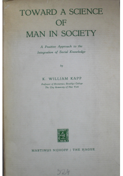 Toward a science of man in society