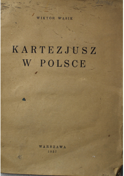 Kartezjusz w Polsce 1937 r.