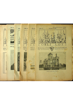 Orli Lot  Rok IV  6 zeszytów rok 1923