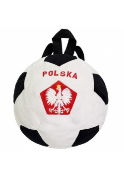 Plecak football piłka czarna