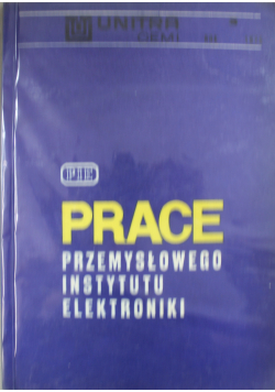 Prace przemysłowego instytutu elektroniki nr 3
