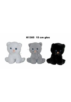 Kot z głosem 15cm MIX