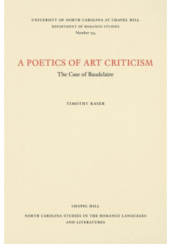 A Poetics of Art Criticism
