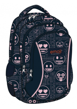 Plecak 3-komorowy Emoji Pink