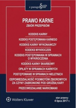 Prawo karne Zbiór przepisów