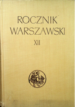 Rocznik warszawski XII