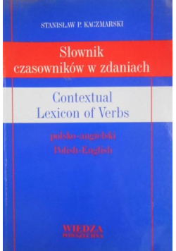Słownik czasowników w zdaniach polsko-angielskich