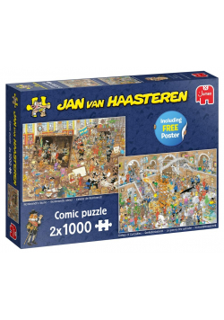 Puzzle 2x1000 Haasteren Wycieczka do muzeum G3