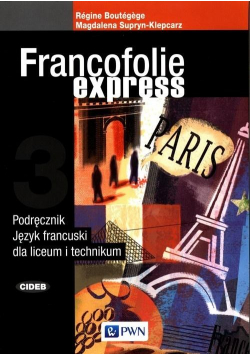 Francofolie express 3 Podręcznik PWN