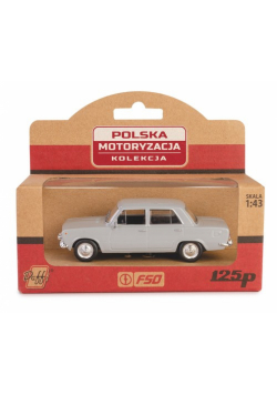 PRL Fiat 125P Popielaty