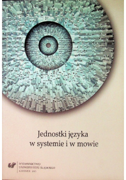 Jednostki języka w systemie i w mowie