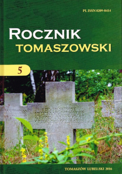 Rocznik Tomaszowski Tom 5