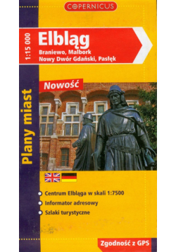 Elbląg Braniewo Malbok Nowy Dwór Gdński Pasłęk 1:15 000
