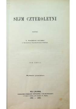 Sejm czteroletni 1881 r.
