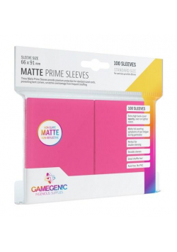 Gamegenic: Matte Prime CCG Sleeves 66x91mm Pink