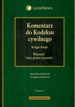 Komentarz do Kodeksu cywilnego Księga druga