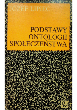 Podstawy ontologii społeczeństwa