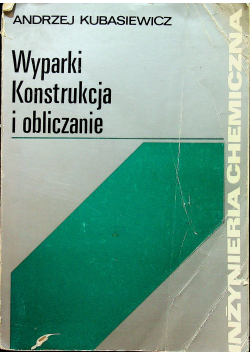 Wyparki Konstrukcja i obliczanie