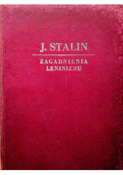 Zagadnienia Leninizmu 1949 r.