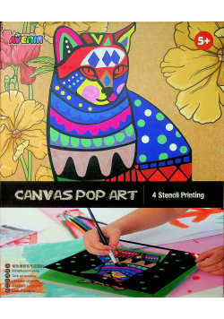 Płótno Pop art Kot