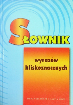 Słownik wyrazów bliskoznacznych